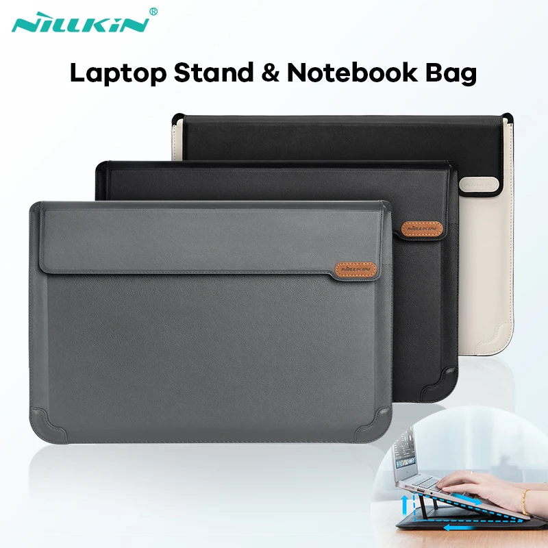 Nillkin-bolsa para Laptop com Suporte para Xiaomi Capa Couro pu 15 Polegadas 16 Polegadas Macbook Air Pro 15 Polegadas Polegadas Xiaomi