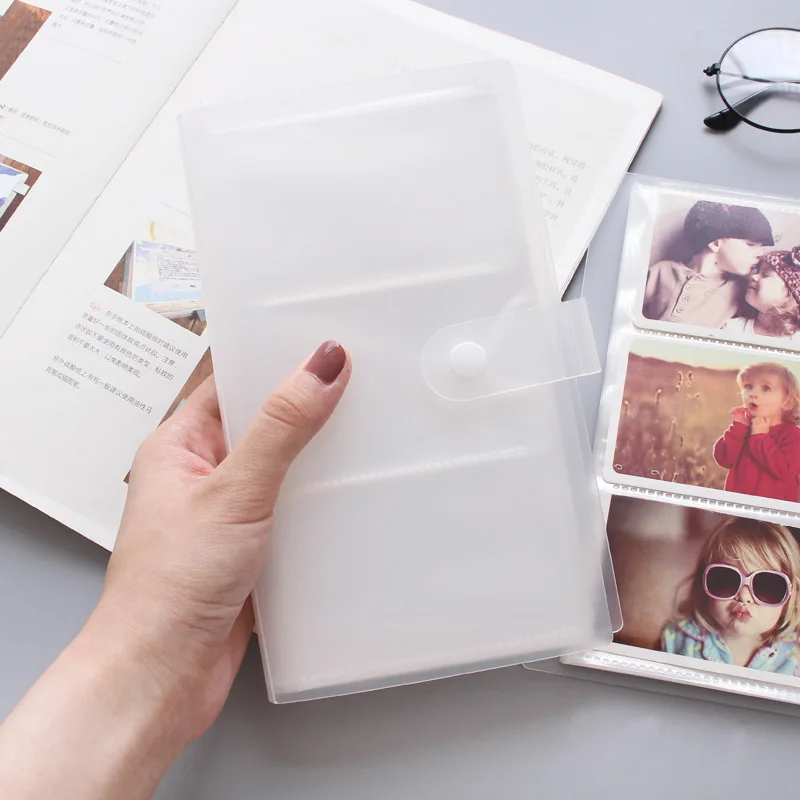 1PC 120 Slot ID Card Holder Card Book Large Capacity Holder Ticket Collection Book Photo Book