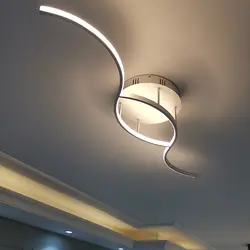 LICAN современные светодиодные потолочные лампы для гостиной спальни Кабинета фойе дома круглый потолочный светильник матовый черный/белый