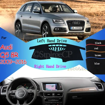 

instrument Platform Cover Mat Carpet Dashmat Protective Pad Dashboard Cover Pad for Audi Q5 8R 2009~2016 S-line 2012 2015 2010