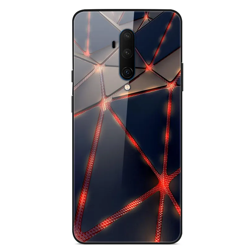 04 Для Oneplus 7 T Pro Чехол из закаленного стекла жесткий чехол для телефона для Oneplus 7TPro TPU бампер чехол s для One plus 7 T 7 T Pro - Цвет: 04