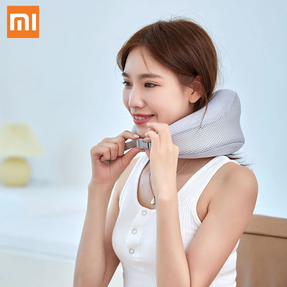 Xiaomi LERAVAN Подушка-компаньон для путешествий, мягкая портативная Подушка с эффектом памяти, приятная для кожи, для шеи, для путешествий, офиса, 2 цвета