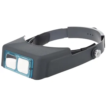 

GTBL 1.5X 2X 2.5X 3.5X Double Lens Head-mounted Headband Reading Magnifier Loupe Head Wearing 4 Magnifications