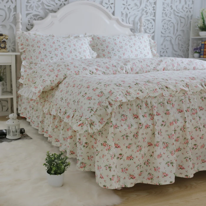 Хлопковое постельное белье с индивидуальным принтом одно гофрированное