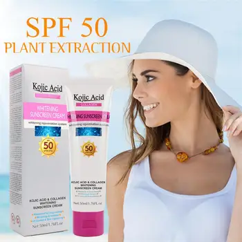 

50ml Facial Body Skin Sunscreen PA+ SPF 50 Anti Oxidant UVA/UVB Sunblock Anti-Aging Oil-control Moisturizing Sunscreen Skin Care