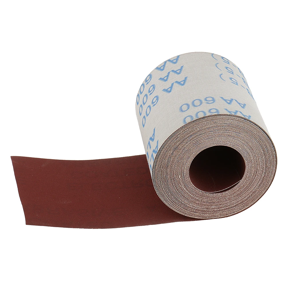 10m Emery Cloth Sandpaper Shop Roll Coated Abrasive Tool 600 Grit Paper