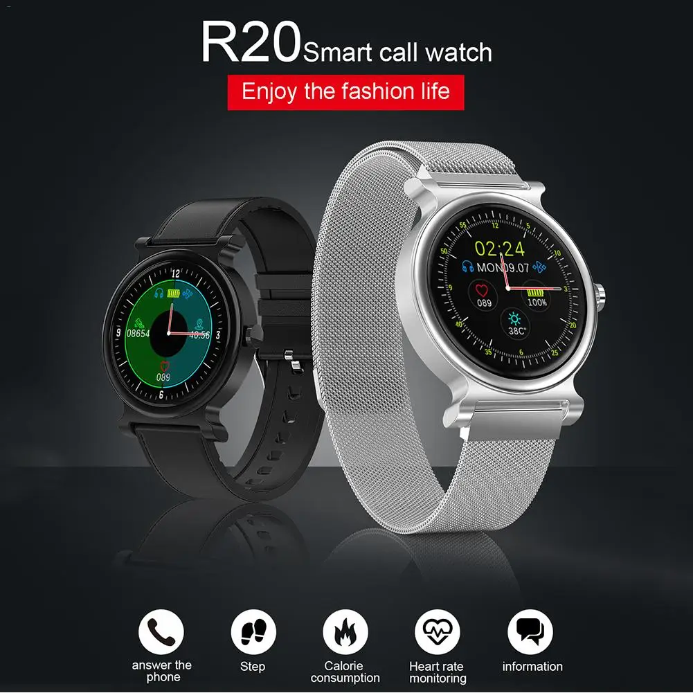 New 1.3-Inch Smart Watch Smart Voice Bluetooth Call Photo Heart Rate Blood Pressure Blood Oxygen IP67 Waterproof Sports Bracelet