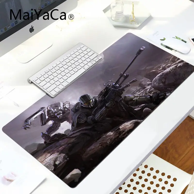 LockEdge 30x80cm MaiYaCa дизайн Halo 5 стражи ноутбук игровой мыши коврик для мыши Большой Коврик Для Мыши Компьютерный коврик для ПК - Цвет: LockEdge 30x80cm