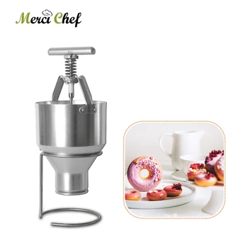 

ITOP Mini 2.5L Donut Maker Donut Mould Snack Machine Stainless Steel Waffle Dispenser Food Processor Adjustable Size