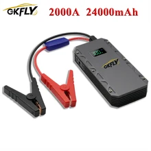 

GKFLY High Capacity Car Jump Starter 12V 1500A Starting Cables Device Portable Mini Power Bank Petrol Diesel Car Battery Booster