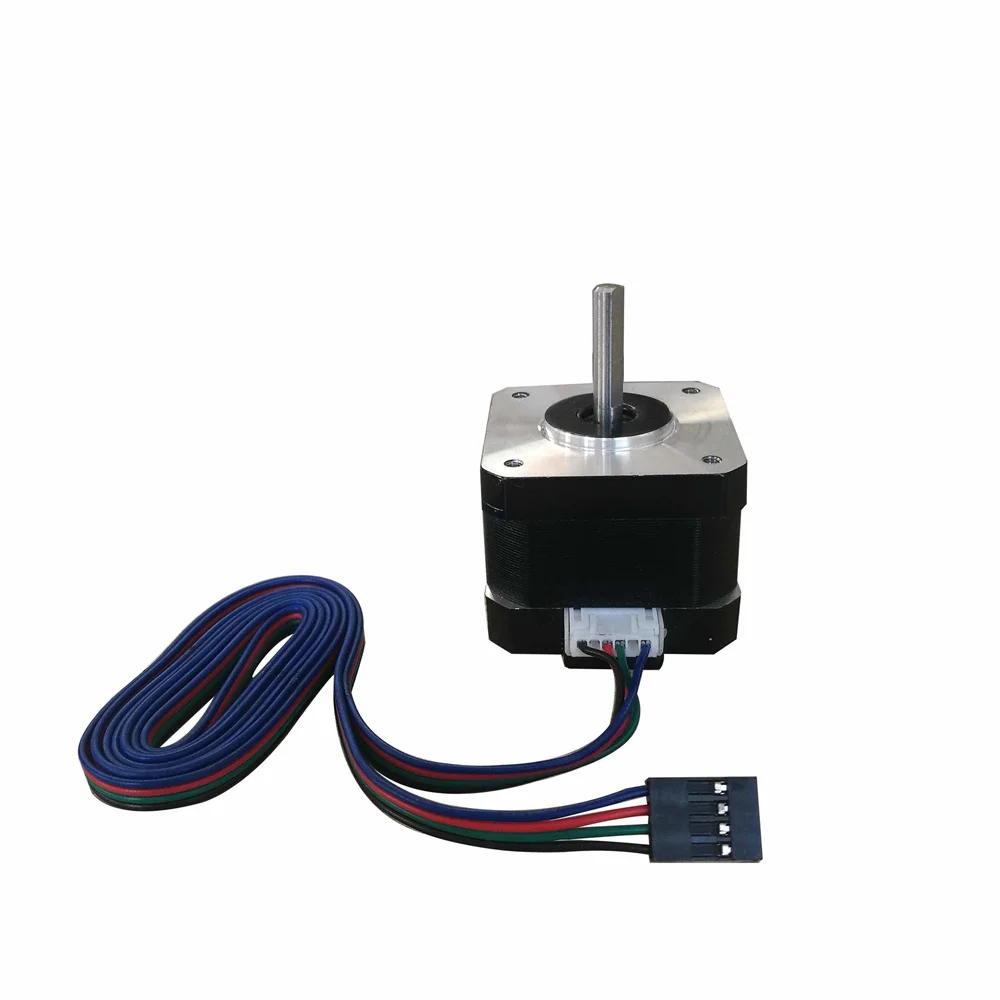 Шаговый двигатель 17HS3430 0.4A 12В 30Ω 0.28Nm NEMA17 42BYGHW208 | Обустройство дома