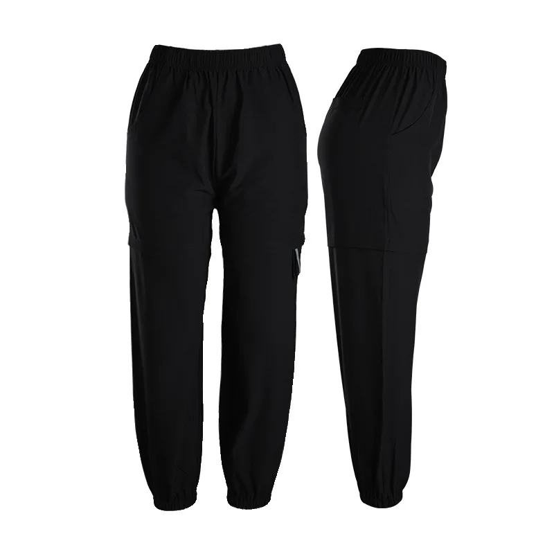 

2019 Autumn New Style Athletic Pants Women's Loose-Fit Beam Leg Closing Running Fitness Pants Thin Quick-Dry High Waist Yoga Pan