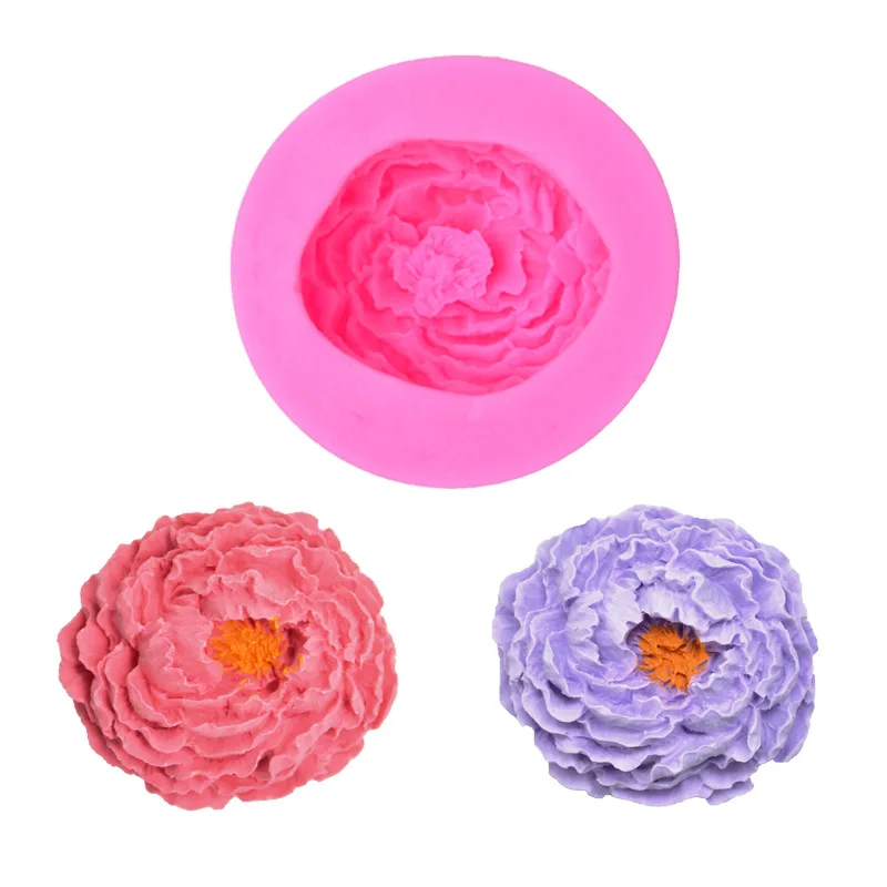 3D Цветочная форма для мыла DIY шоколад для выпечки торта Украшенные Fondant Mold пластырь для ароматерапии силиконовая форма для изготовления свечей