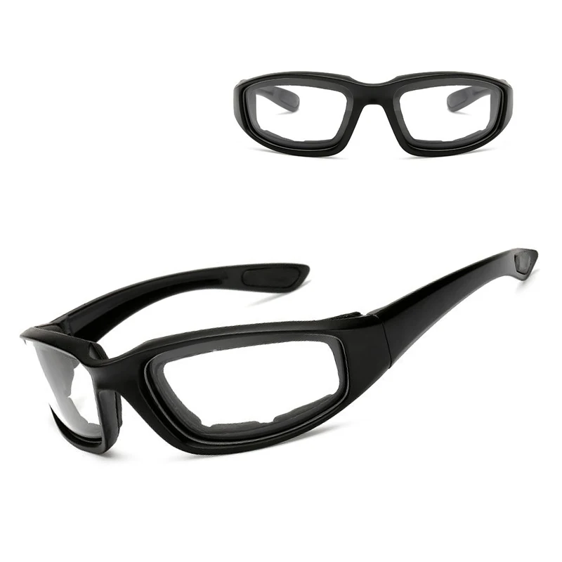 Очки для езды на мотоцикле ветростойкие мягкие удобные ветрозащитные солнцезащитные очки для скутера пылезащитные очки для защиты глаз - Цвет: Прозрачный