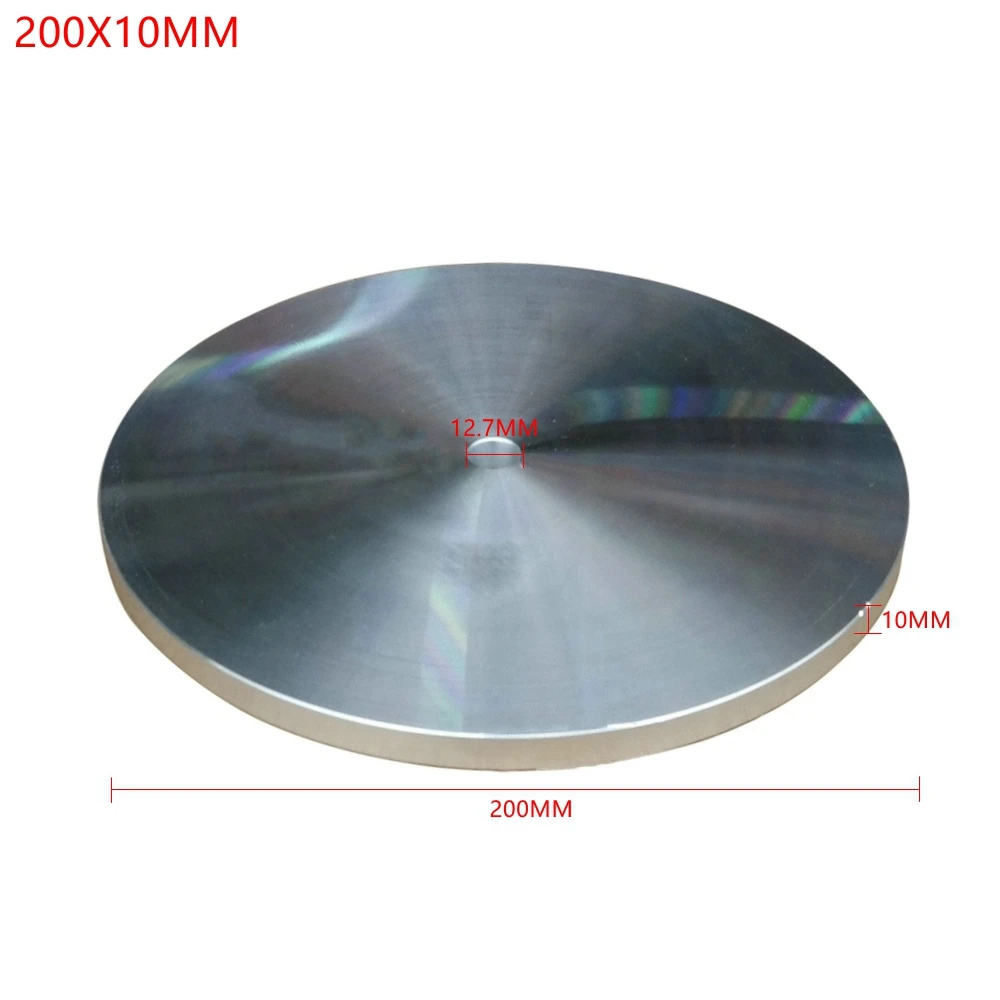 6/8 Zoll Aluminium Polierscheibe 150 MM/200 MM Flaches Schleifrad für Edelsteinschleifmaschine Edelstein Facettiermaschine – Detail 3