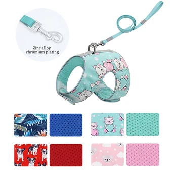 

Adjustable Cat Puppy Harness Nylon Pet Traction Rope Cat Pet Leash Harness Pet Cat Reflective Mesh Leash XS-L#3