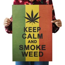 [A119] сохраняйте спокойствие и сделаны самолетом Ретро плакат из крафт-бумаги экран для помещений кафе декоративная живопись