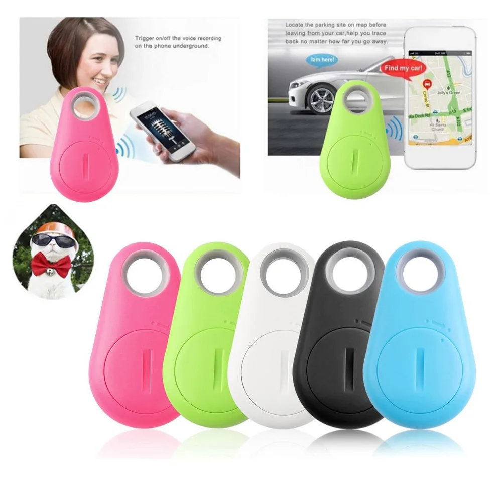 

Mini Bluetooth 4.0 GPS Traker Waterdrop Locator Portable Anti-lost Key Finder Pet Tracker Two Way Alarm Anti-Theft Device