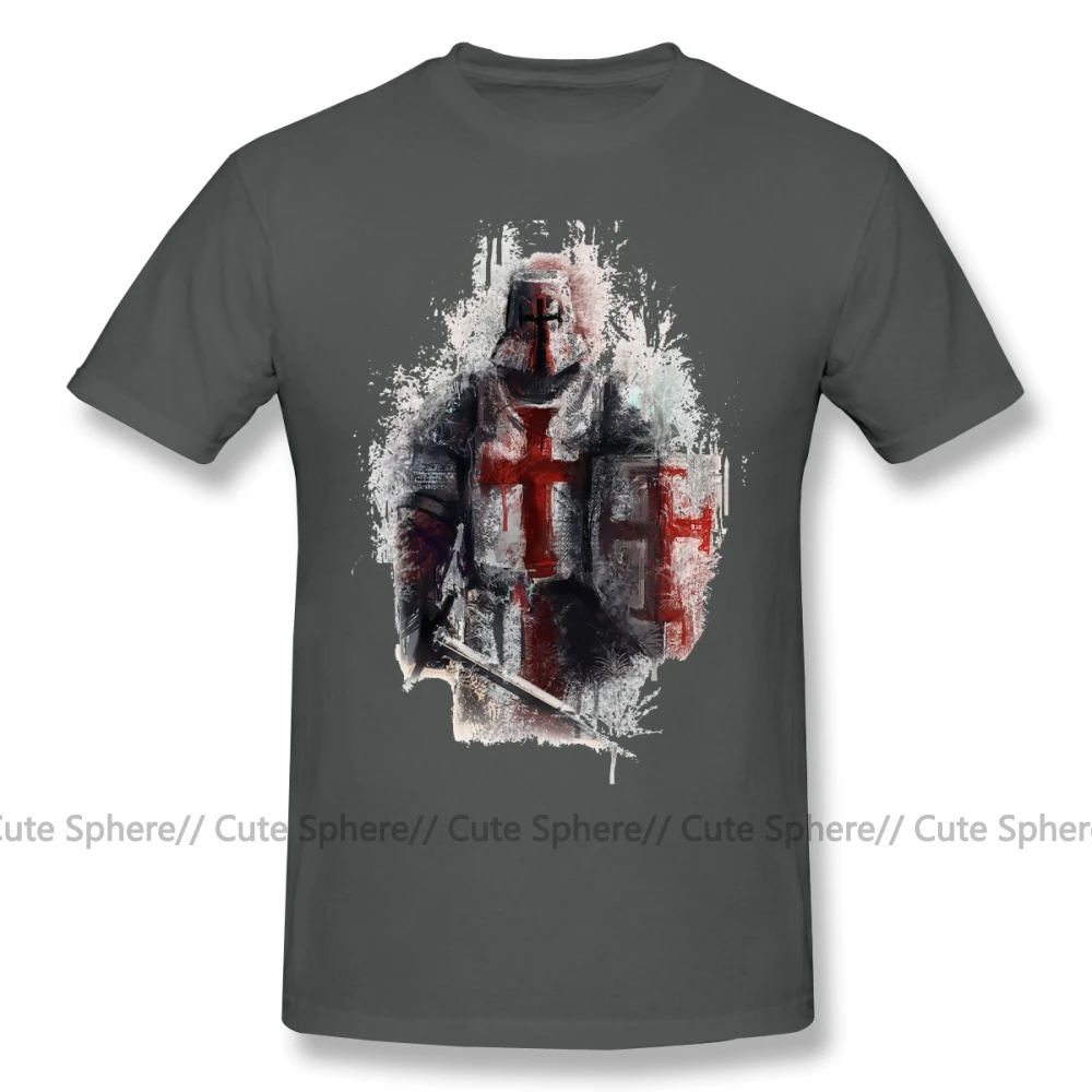 Футболка Crusader, футболка Crusader, модная футболка с графикой, 100 хлопок, мужская, 4xl, с коротким рукавом, забавная футболка