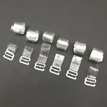 3 пары = 6 шт., металлические пряжки, ремни для бюстгальтера, пояс, женские эластичные прозрачные силиконовые лямки бюстгальтера, регулируемые аксессуары для нижнего белья