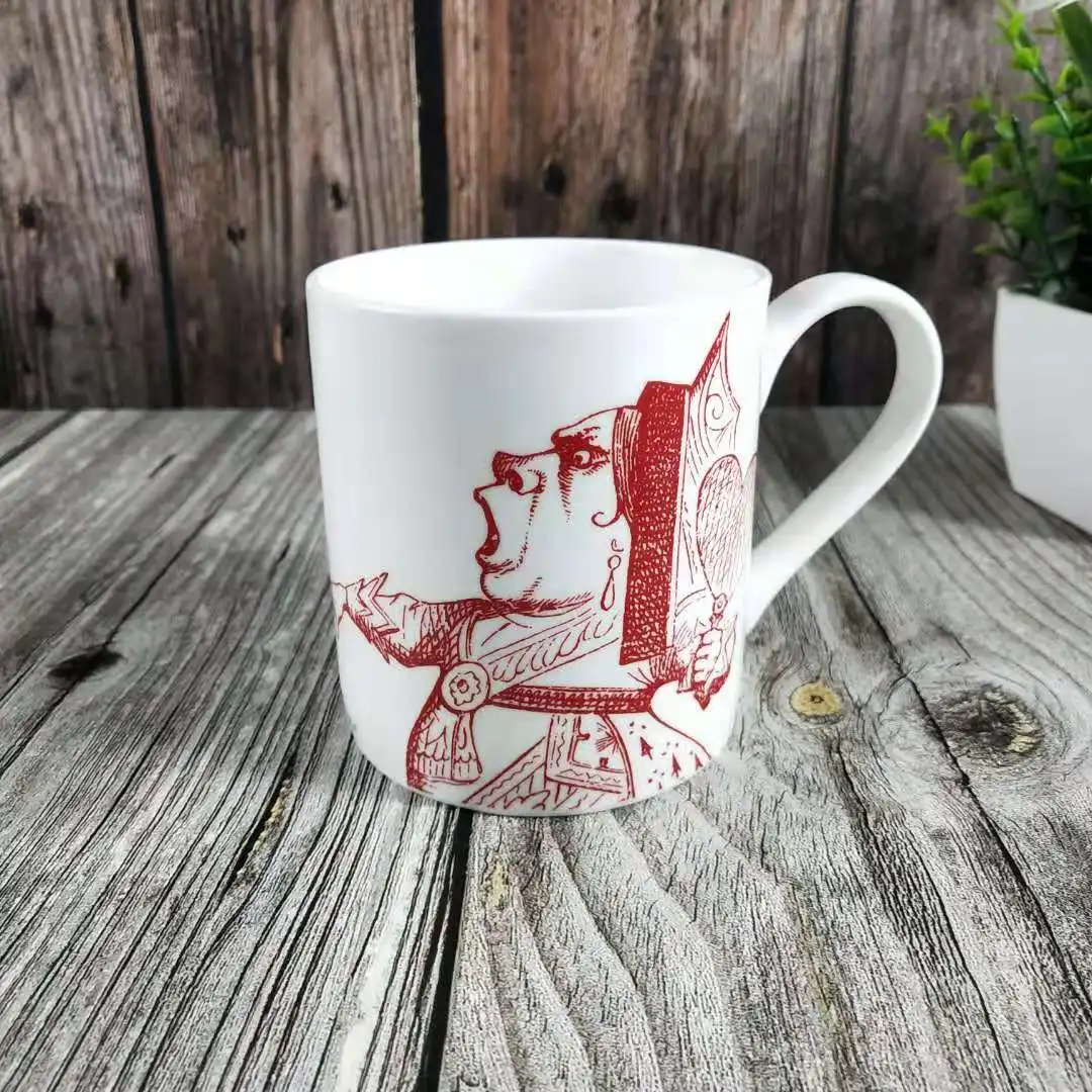 F Британская керамическая чашка для кофе whittard чашка из твердого английского фарфора Алиса в стране чудес английская чашка для молока - Цвет: F