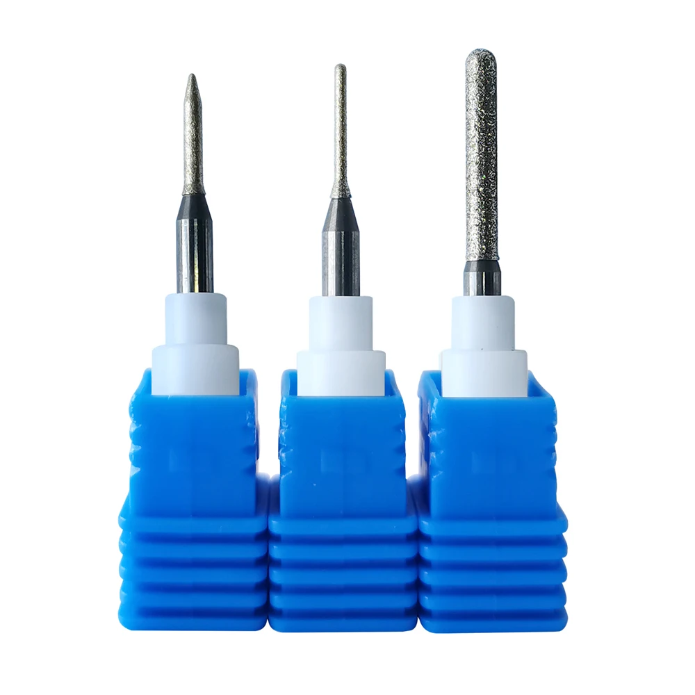 

Roland 4w corundum coated glass ceramic milling burs dental cad cam milling cutter 0.6mm/1.0mm/2.5mm