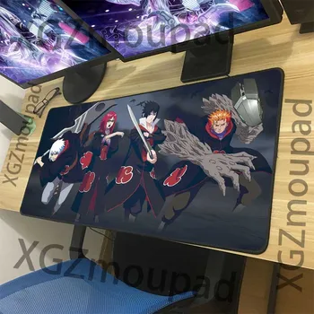 

XGZ Animation Mouse Pad Black Locking Naruto Mouse Pad Akagi Sasuke Computer Rubber Anti-slip Table Mat Mouse Pad XXL