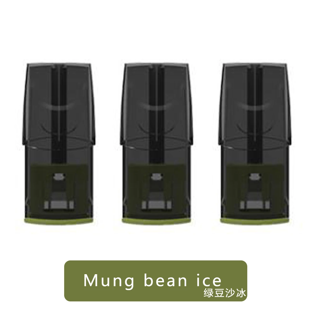3pcs Mung bean ice Vape pod kit 350 мАч батарея compatibale Relx Pods 2,0 мл ом испаритель электронная сигарета стартовый комплект - Цвет: 3pcs Mung bean ice