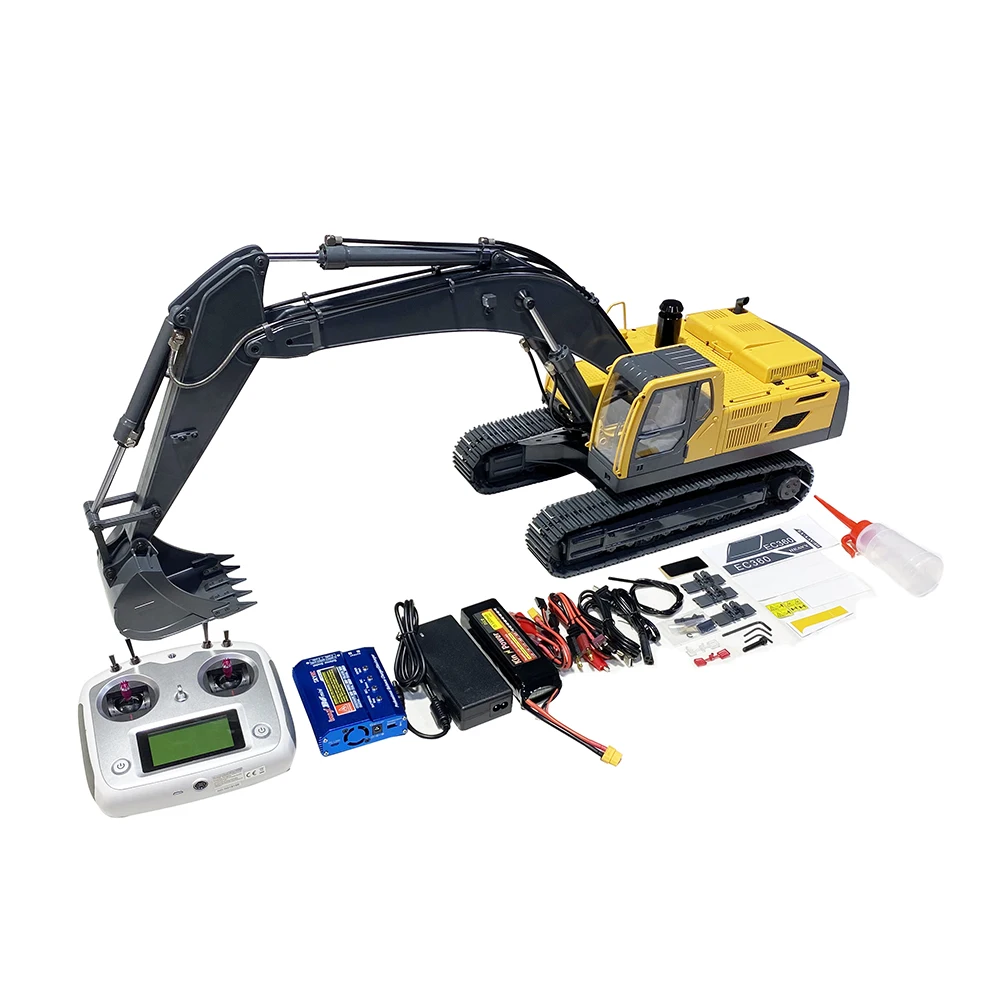 1/14 V2 Remote Control Hydraulic Excavator Model JDM 106 Yellow