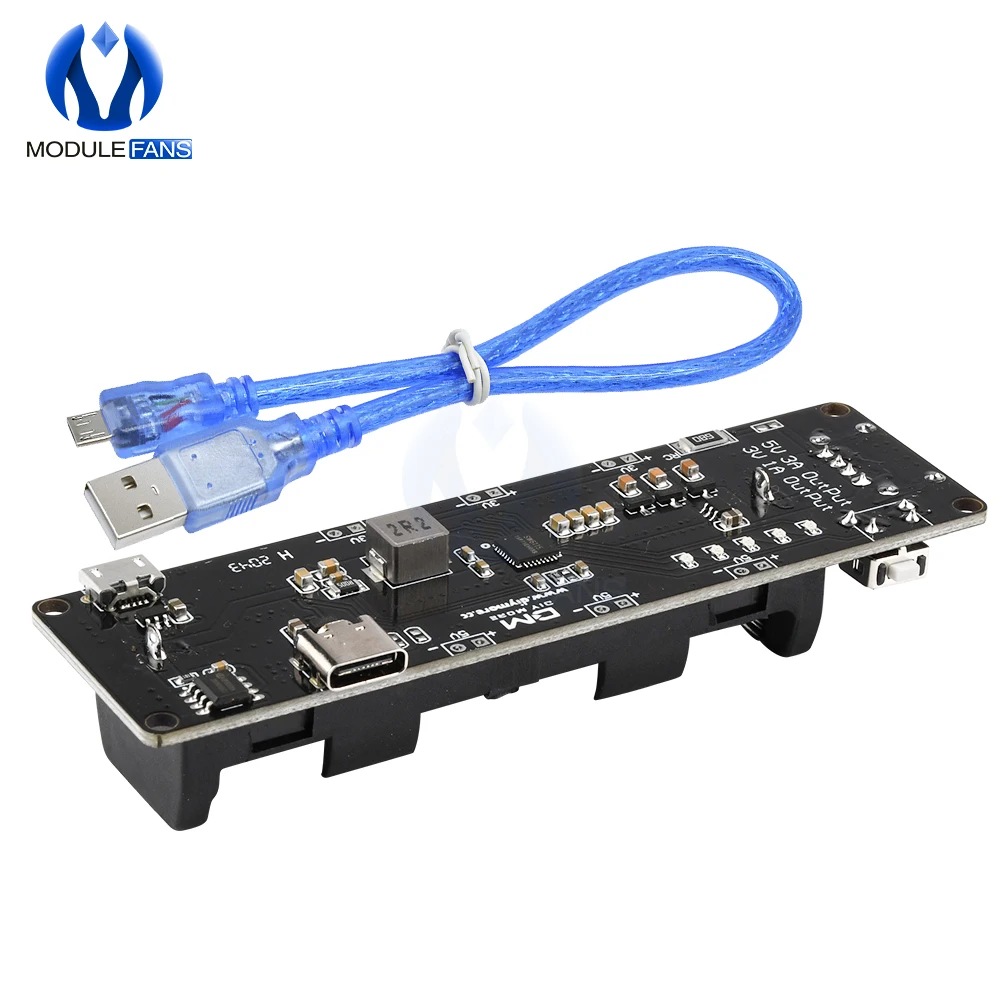ESP32 ESP32S для Wemos 18650 щит зарядки аккумулятора Модульная плата V3 Micro USB порт типа A