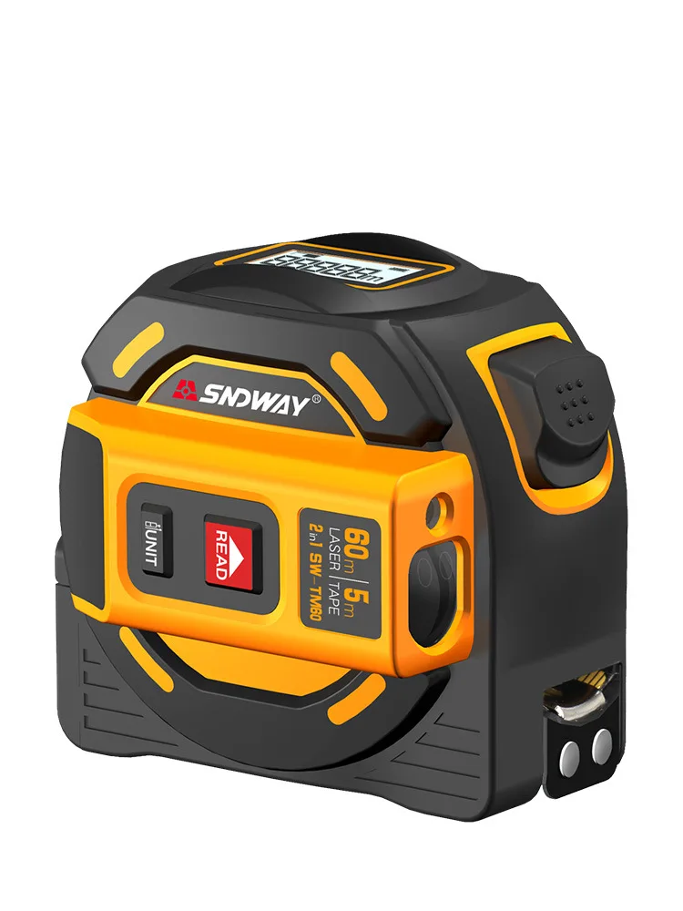 

Electronic Laser Tape Measure 5 M with Infrared Rangefinder High Precision Measuring Tools Digital Multi-functional Stainless St
