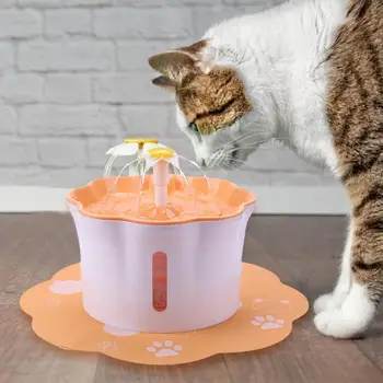 

2.6L Pet Drinking Bowl Flower Water Dispenser Automatic Dog Cat Water Fountain USB Interface Intelligent Drinking Machine