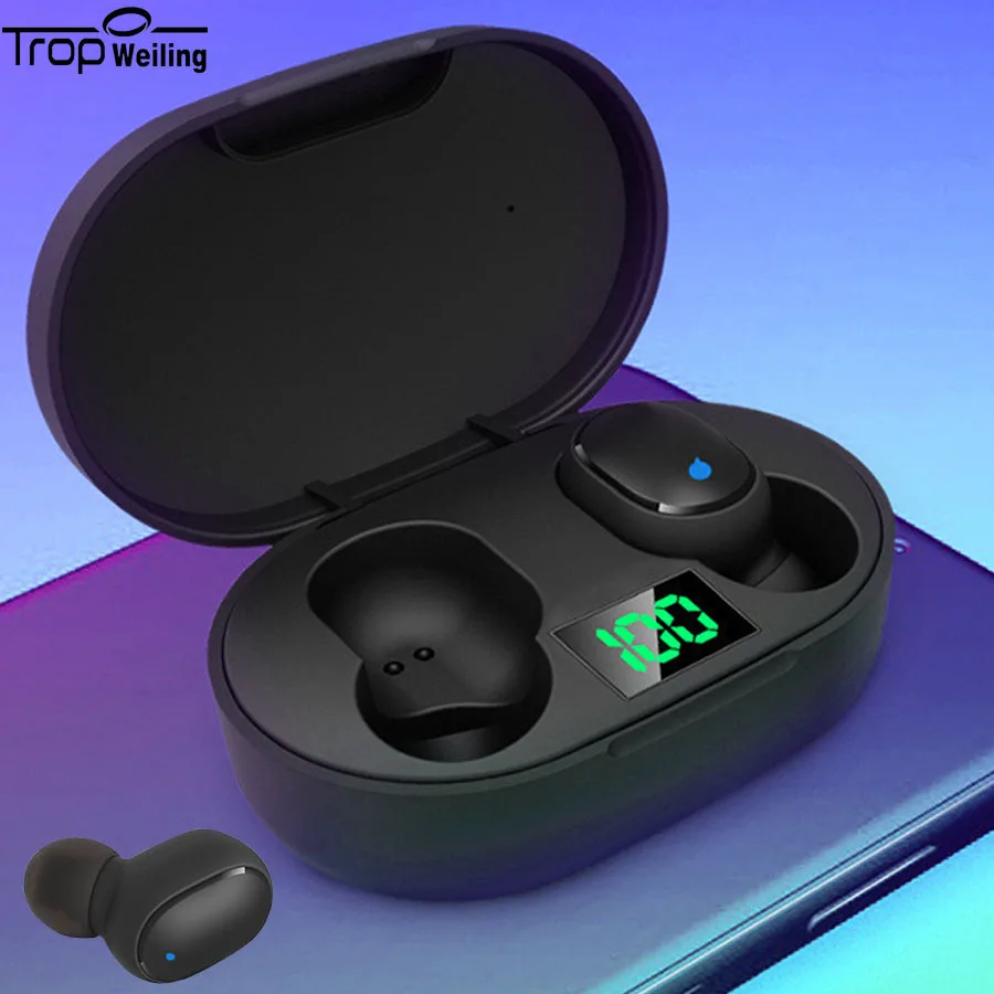 TWS беспроводные наушники Bluetooth 5,0 двойные наушники спортивные гарнитуры с микрофоном для смартфона Xiaomi Аурикулярные Bluetooth наушники
