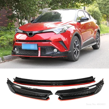 

For Toyota CHR CH-R 2018 2019 2020 Body kit Spoiler Carbon Fiber Rear Lip Rear Spoiler Front Bumper Diffuser Bumpers Protector