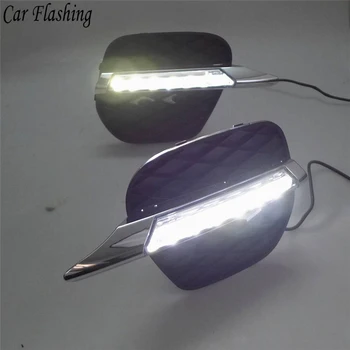 

1 set For BMW X5 E70 2011 2012 2013 LED DRL Daytime Running Lights Daylight Waterproof lamp car Styling Driving light