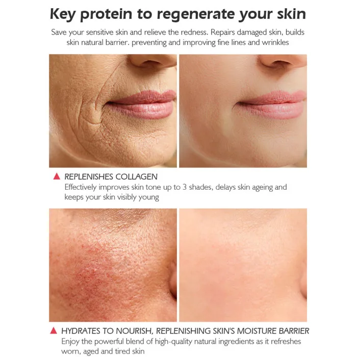 Protein Anti-wrinkle Face Essence Collagen Whitening Moisturize Deep Hydration Shrink Pore Liquid HB88