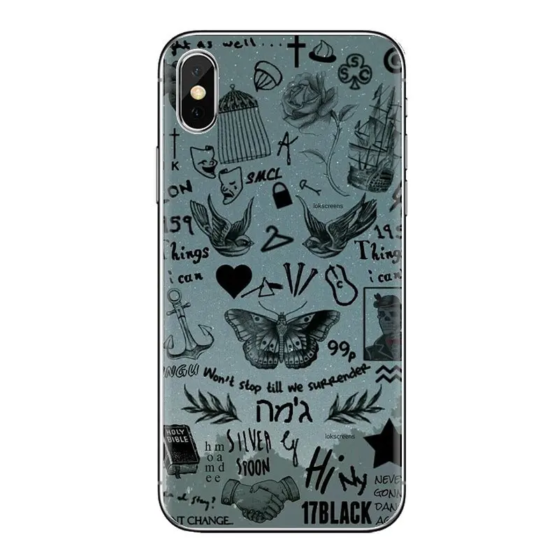 Силиконовый чехол с татуировками Гарри One Direction для телефона Xiaomi Mi3 Samsung A10 A30 A40 A50 A60
