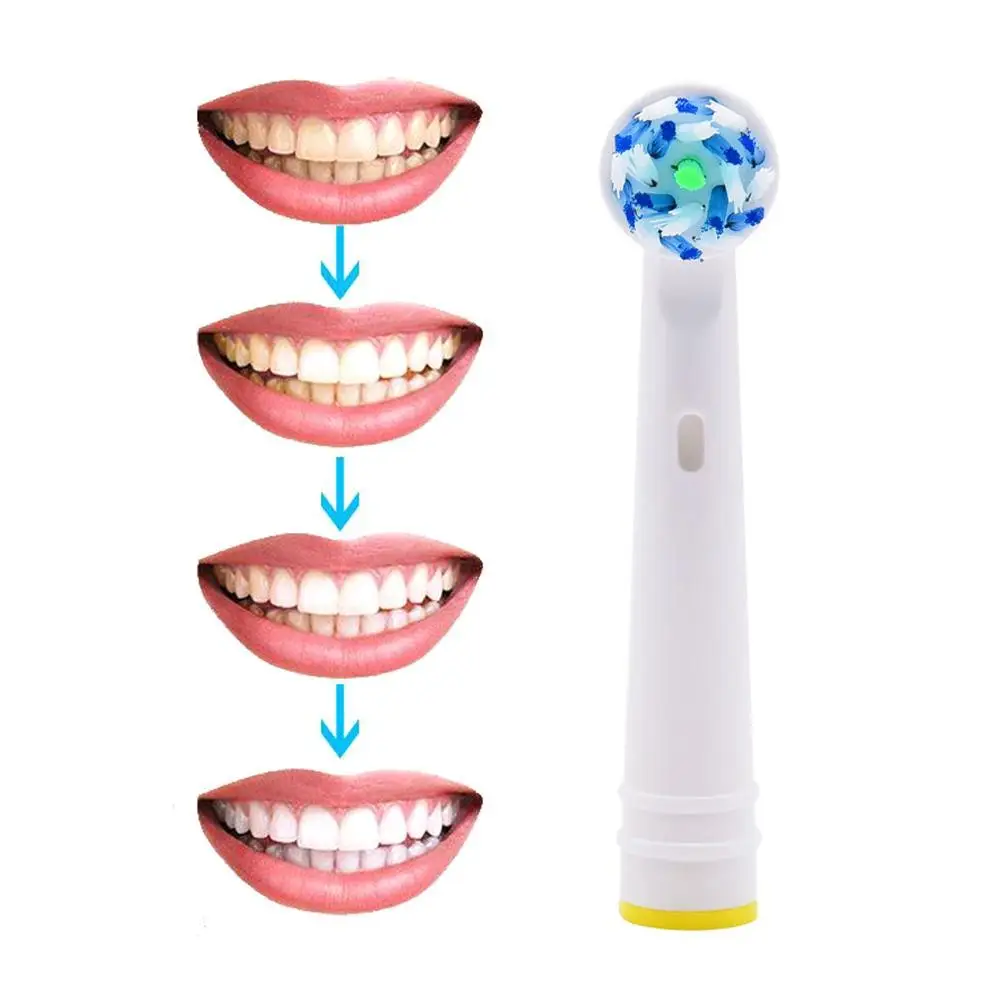 

20 lots Replacement Brush Heads- Pack 4 Crossaction Oralb Braun Generic Electric Toothbrush Heads- Cross Action Toothbrushes