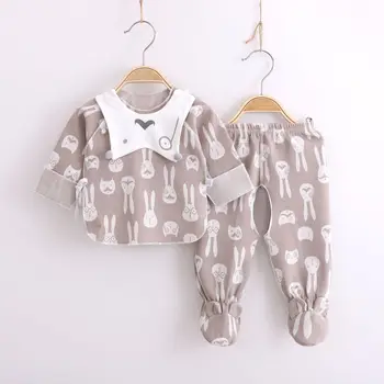 

Baby Digging Back Underwear Set Pure Cotton Newborn Baby Foot Cover Four Seasons Full Moon Baby Monk Service