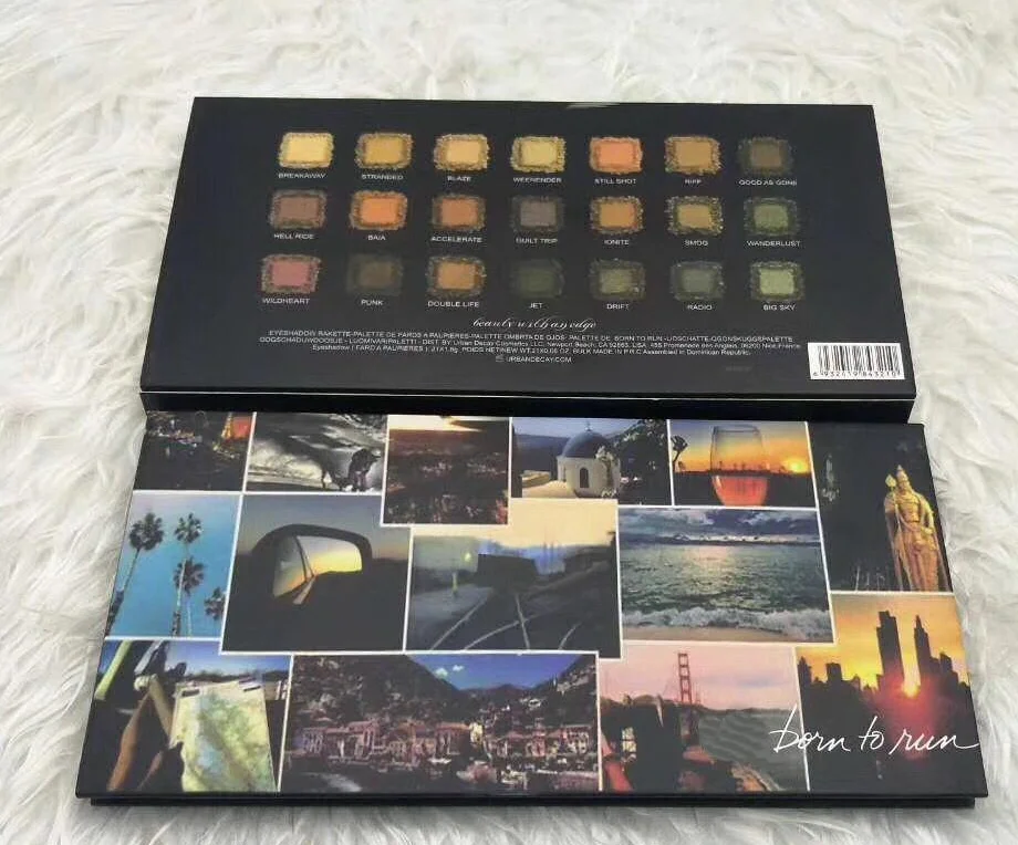 Free shipping Makeup eyeshadow palettes born to run eye shadow palette 21 color eyeshadow palette