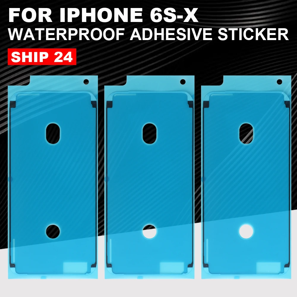5 шт. Горячая водонепроницаемая клейкая наклейка для iPhone 6S P 7 8 Plus 7P рамка ЖК экрана 3 М лента Precut Gule запасные