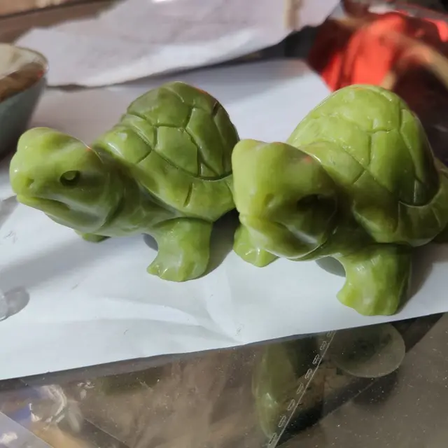 66 動物　置物　翡翠 66 動物置物翡翠