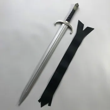 

1:1 cosplay Game of Thrones Ice Sword needle Sword Icefield Wolf Sword Cosplay Prop weapon kids toys Home Decoration+PU scabbard