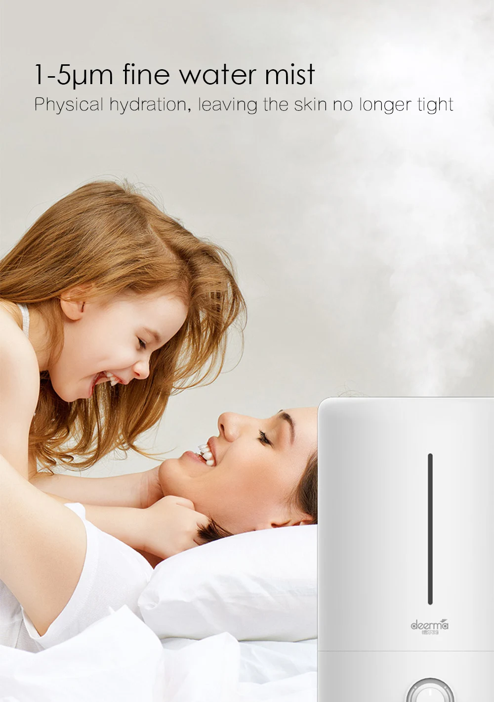 Xiaomi экосистема deerma 5L увлажнитель воздуха для ребенка семьи беременных в спальне офис AC на воздухе очищающий увлажнитель F628