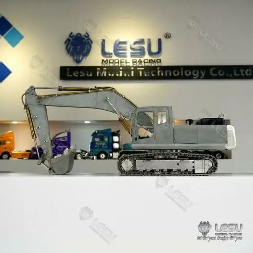 

LESU New 1/14 Scale Zenoah Excavator Metal Truck Tracks Sprocket ESC Radiator DIY Model