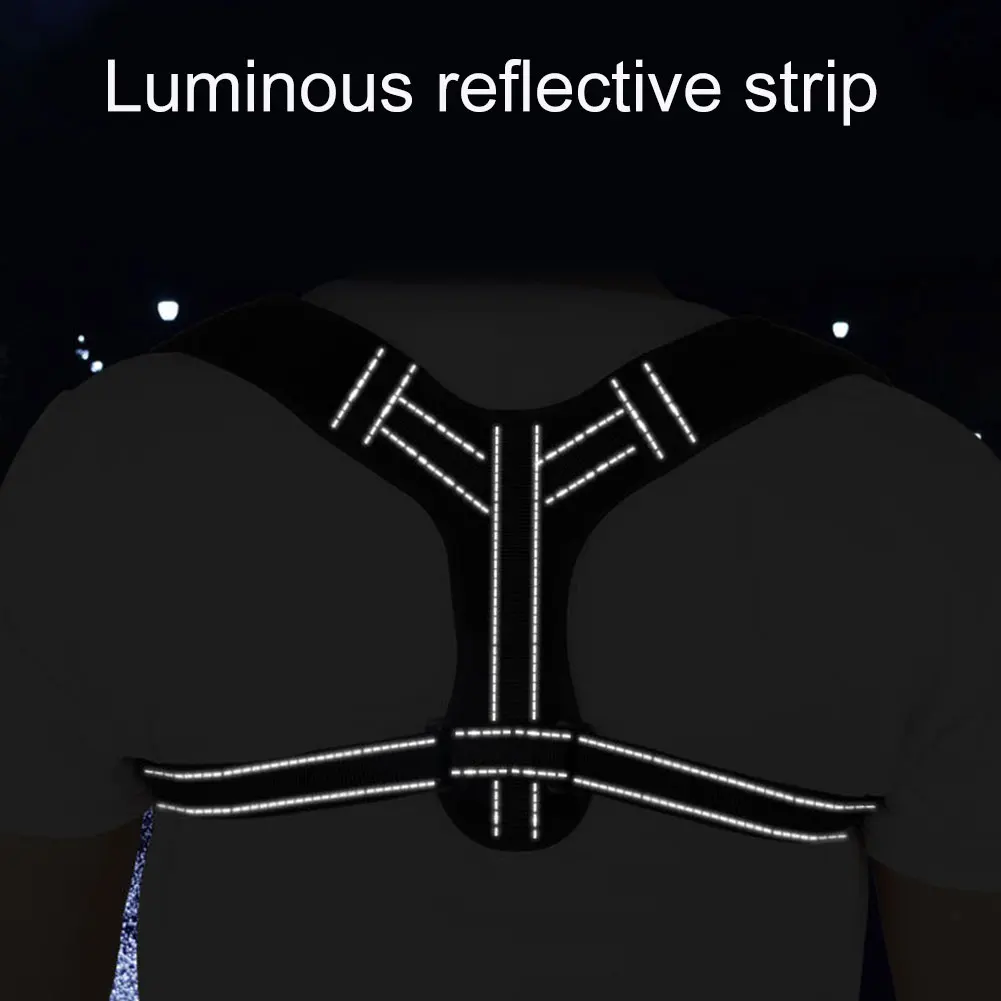 Горячая Назад Плечо осанки ремень Невидимый Регулируемый для взрослых детей корсет Поддержка позвоночника пояс MVI-ing