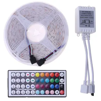 

LED Strip Light Color Changing RGB 5050 SMD 300 LED with IR Remote and 12V Power
