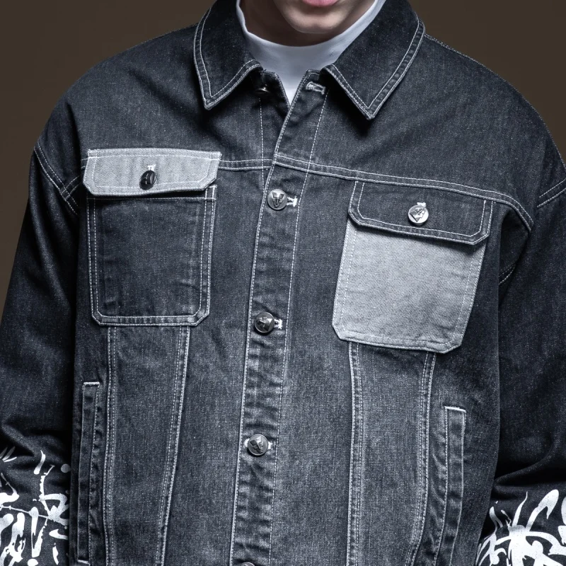 Casaco Masculino, с принтом, для мужчин,, не пинли, продукт, сделано, осень, новинка, для мужчин, для развития нравственности, с принтом, пальто с отворотами, B193604336
