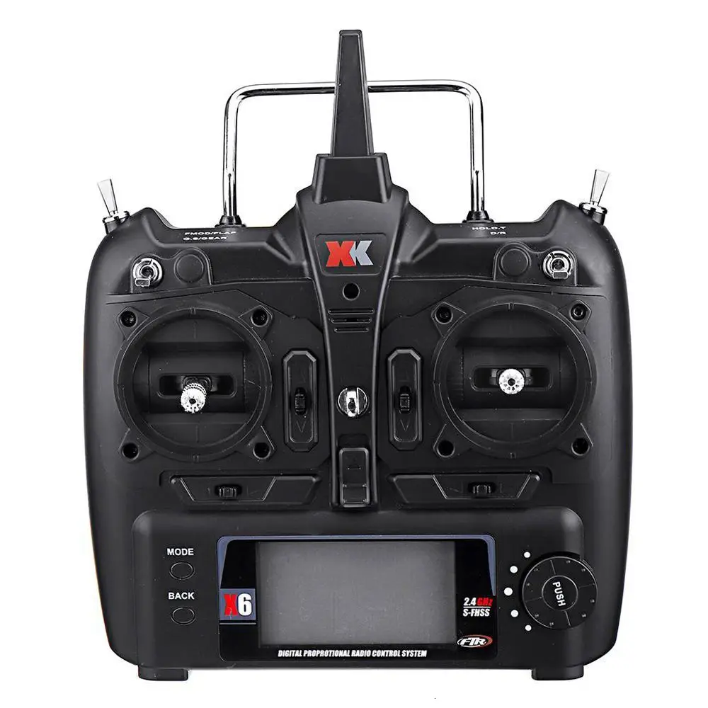 С 2 батареями) Xk K130 6ch бесщеточный 3d6g Flybarless Rc вертолет+ x6 передатчик Rtf совместим с Futaba S-fhss