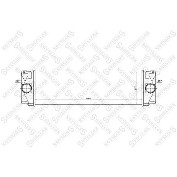 Интеркулер MB Sprinter 2.2CDi 06 STELLOX 10-40206-SX